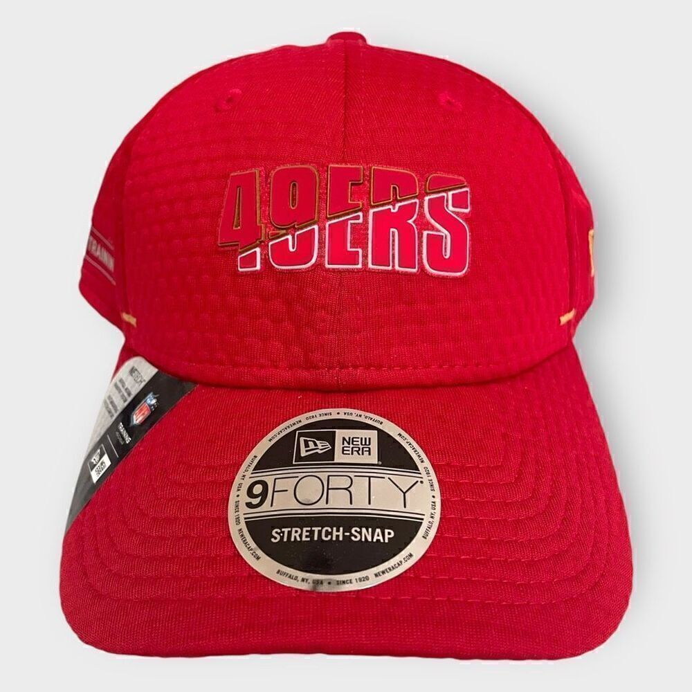 New Era San Francisco 49ERS Summer Sideline Training 9FORTY Flex SnapBack Fit